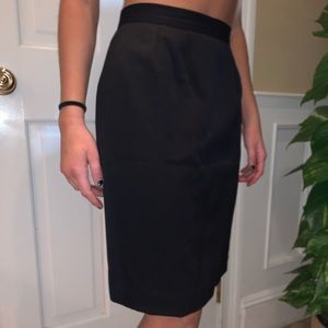 Navy Pencil Skirt